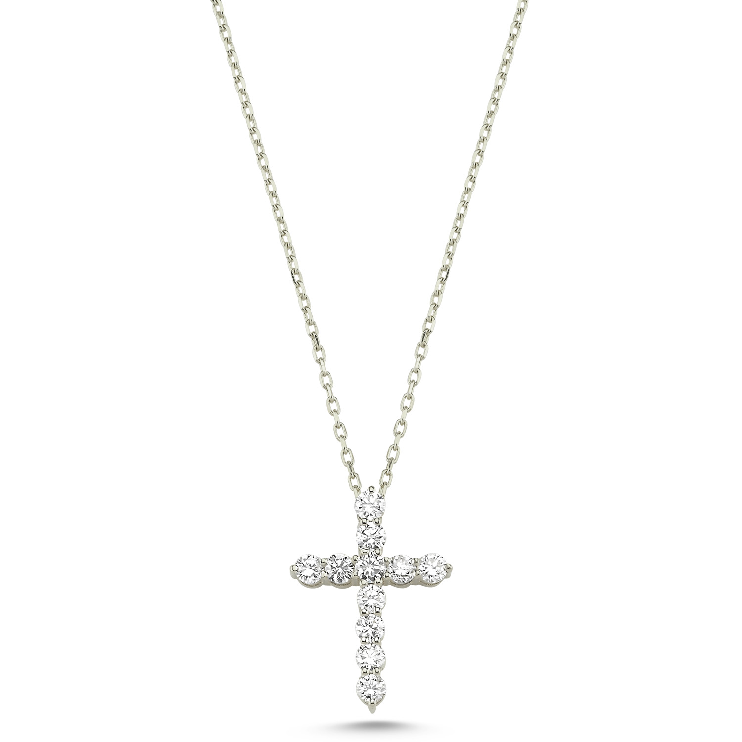 Cross Diamond Necklace