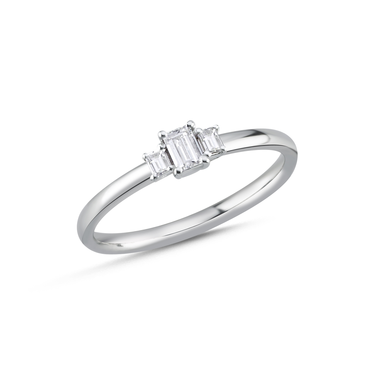 Baguette Cut Diamond Ring