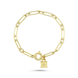 Lock Gold Bracelet