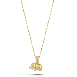 Elephant Gold Necklace