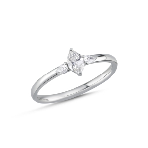 Marquise and Pear Diamond Ring